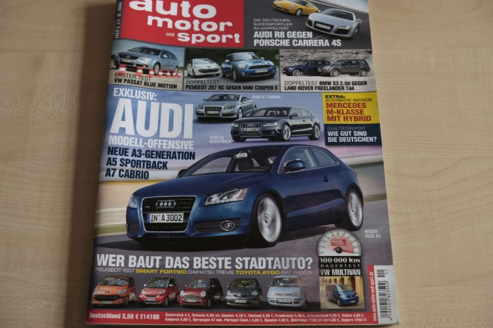 Deckblatt Auto Motor und Sport (11/2007)